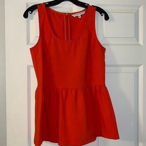 Trina Turk Ruffled Hem Tank Top Blouse